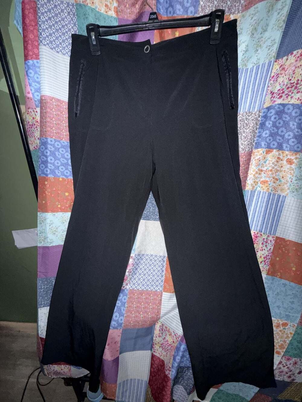 Zenergy by Chico's Black Zipped Pocket Athletic Pants Size 3